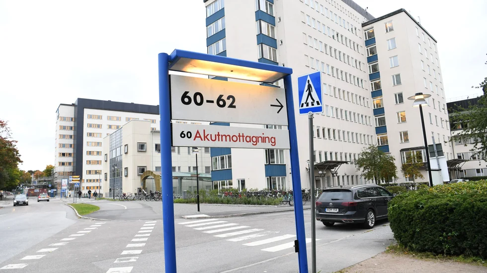 Kvinnan som mannen misstänks ha förgripit sig på vårdades på Akademiska sjukhuset. Arkivbild.