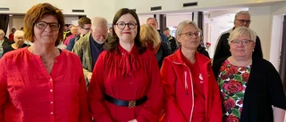 Stor uppslutning när ministern kom till Vingåker på första maj: "Extra roligt"