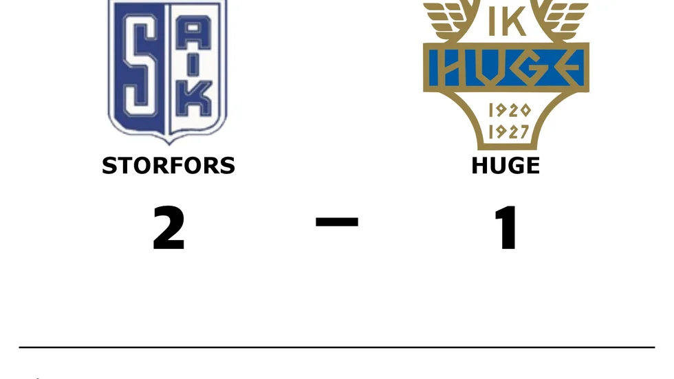 Storfors AIK vann mot IK Huge