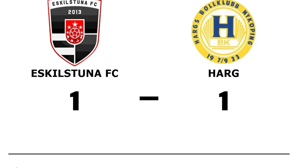 Eskilstuna FC spelade lika mot Hargs BK