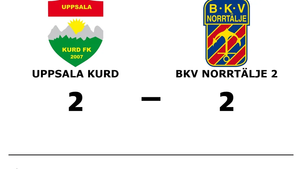Uppsala-Kurd FK spelade lika mot BKV Norrtälje 2