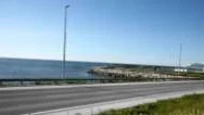 Här, strax söder om Visby hamn, vid en cirka 300 meter lång pir, kan Gotlands kryssningskaj komma att byggas.