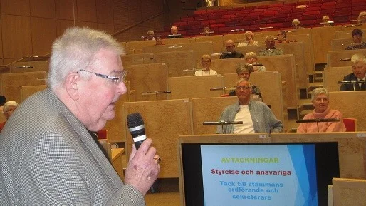 Vid SPF Seniorerna Norrbottens distriktsstämma valdes  Kjell Hjelm, Råneå,  till  ny ordförande.

