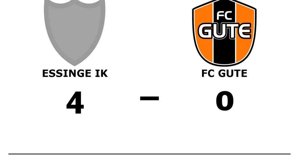 Essinge IK vann mot FC Gute