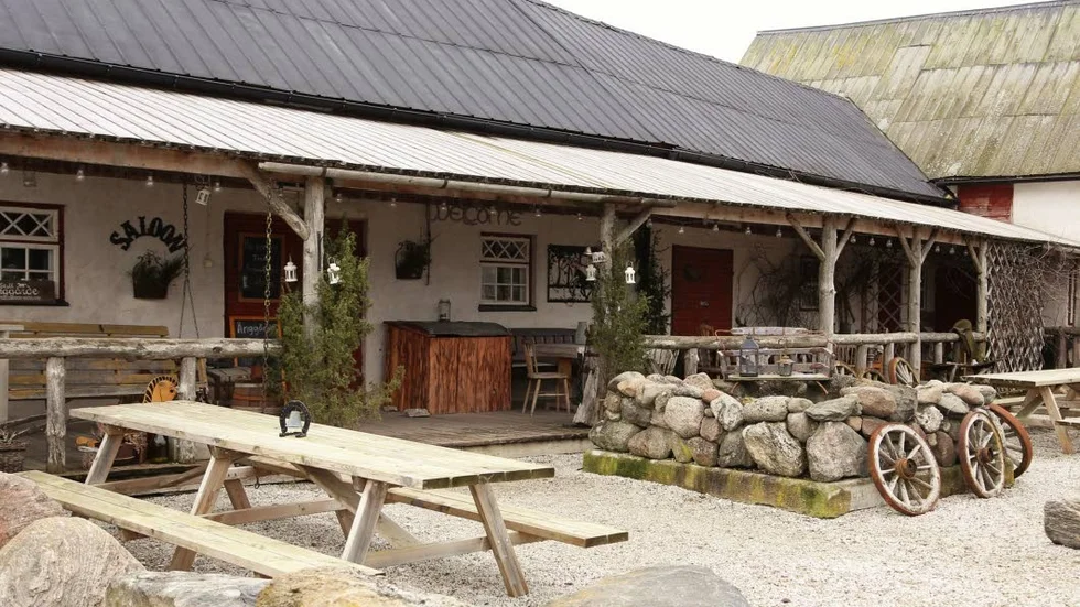Westerninspirerade restaurangen Änggårde saloon.