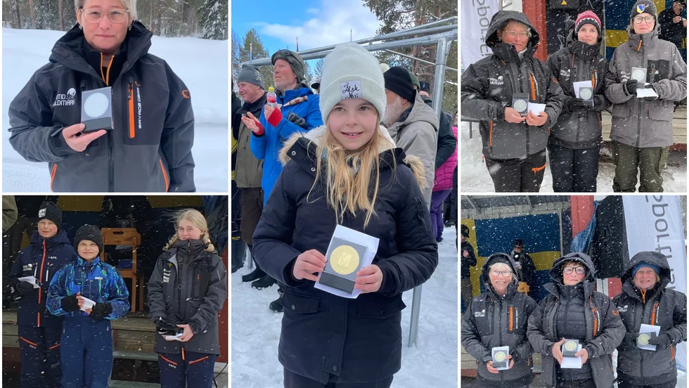 Fina framgångar för SKF Minkarna: Svea Lindblom Falk, elva år (mitten) tog guld. Susanne Häggroth tog silver. Laget med Milton Markstedt, Vilgot Nylén och Moa Selberg tog brons.  Laget med Susanne Häggroth, Hanna Lindblom och Christina Müller Jonsson tog silver och laget med Elisabet Danielsson, Susanne Andersson och Lena Israelsson tog brons.