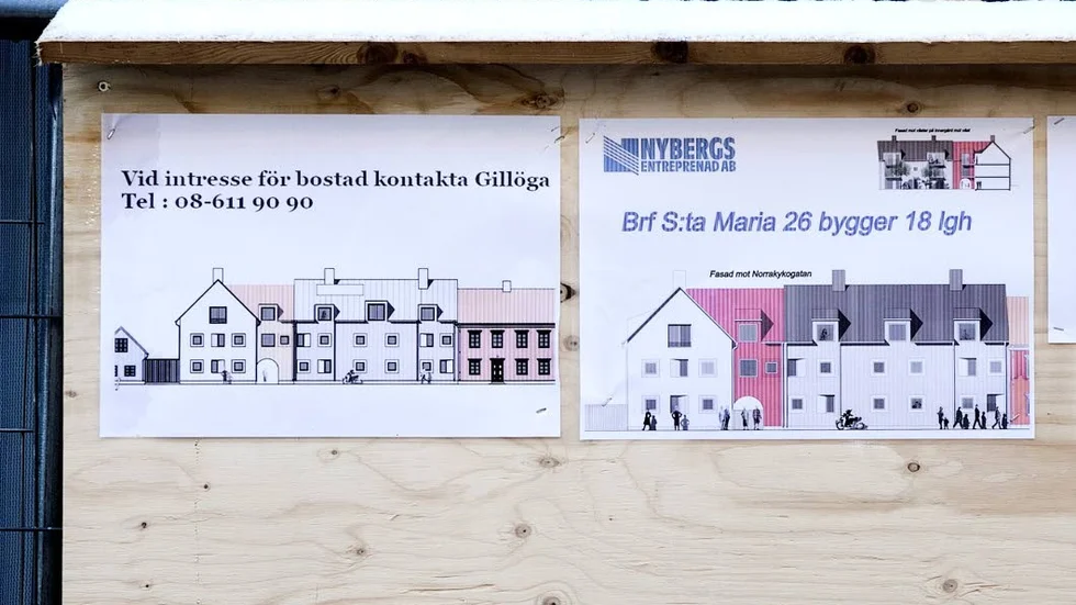 Skisser av det framtida Norra Kyrkogatan 8.
