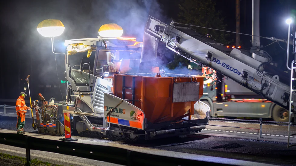 KFV-området minskar sina koldioxidutsläpp tack vare klimatvänlig asfalt. 