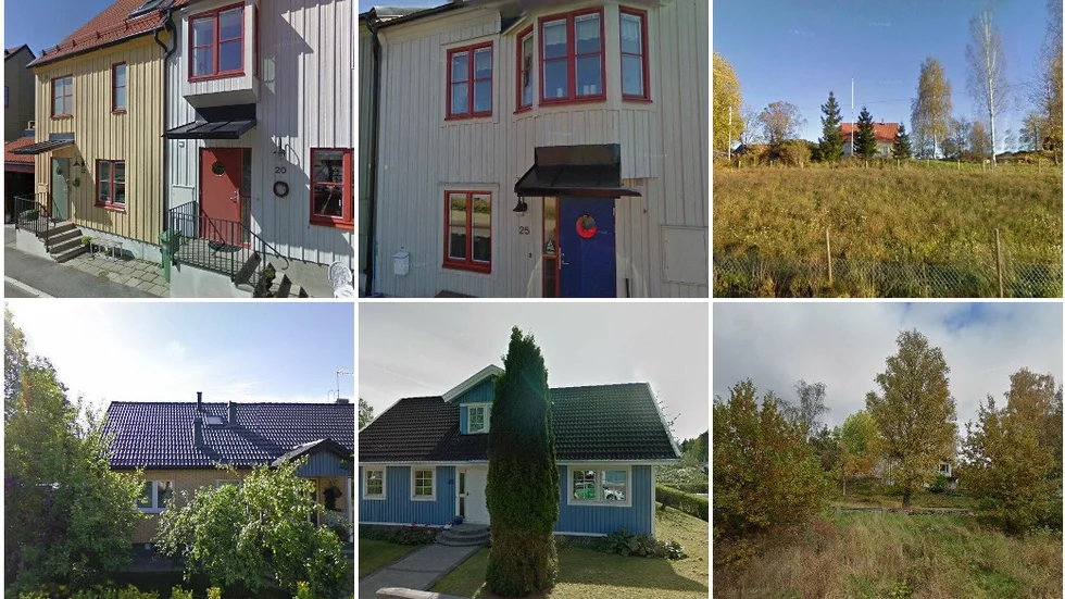 Spinnakergatan 22, Klyvaregatan 25, Sättersta Onsberga 1, Insektsvägen 8, Kryddvägen 21 och Oxbackevägen 22