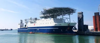 Udda fartyg på besök i Visby hamn