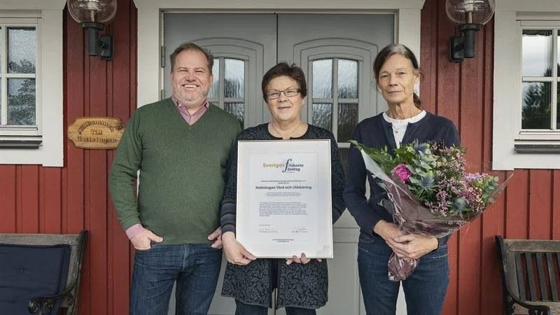 Joachim Morath, vd på Feelgood, Jane Lindell Ljunggren och Pia Lindell verksamhetschefer och ägare  på Hattstugan vård och utbildning.