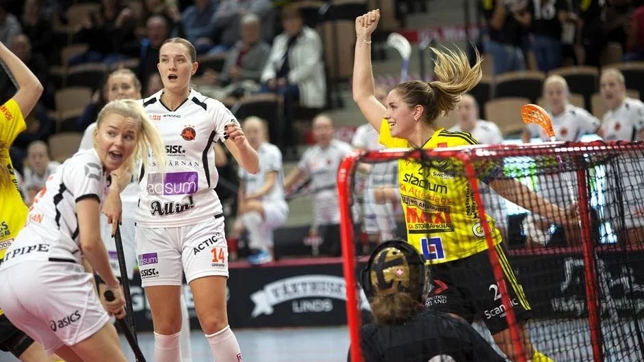 Lagkaptenen Sara Steen var inblandad i det mesta i 7–6-segern.