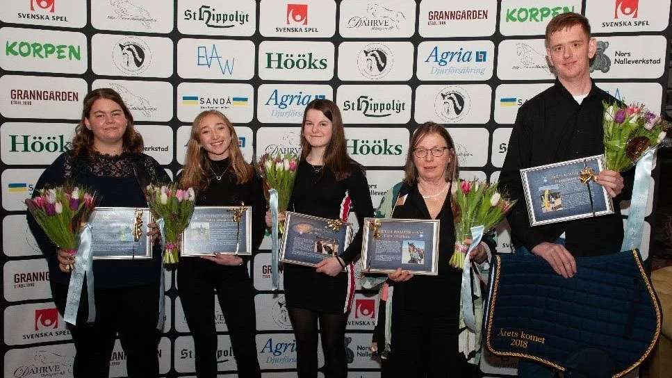Alma Sundqvist, Ebba Christiansson, Signe Hoas, Helen Erlandsson och Jimmy Andersson.