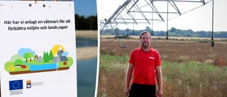 Gigantiskt bevattningssystem sparar vatten