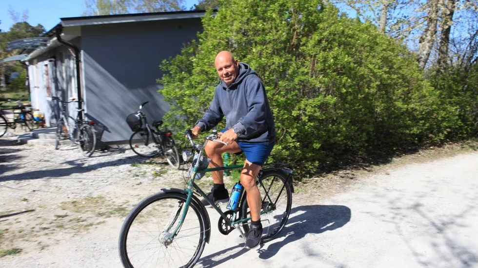 Bengt-Åke Rundqvist hoppar på cykeln för en resa genom Sverige.