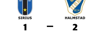 Sirius föll mot Halmstad på hemmaplan
