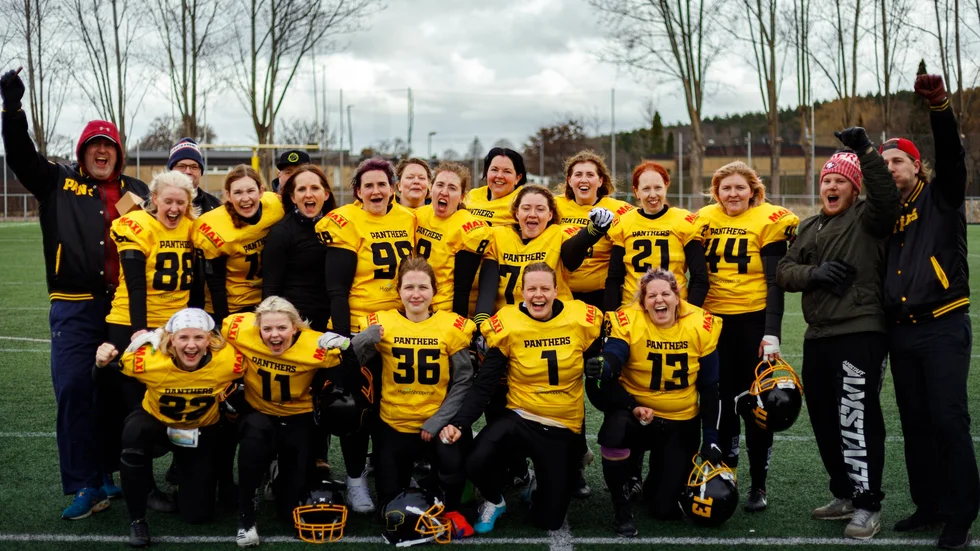 Norrköping Panthers damer vann sin första match någonsin.