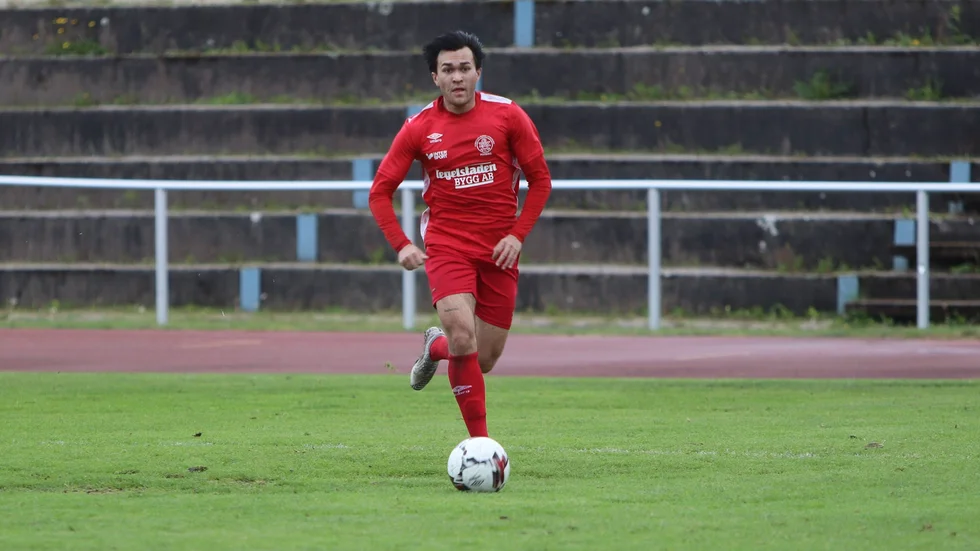 Kim Ekberg svarade för KSK-målet mot IFK Nyköping.