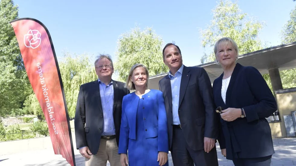 Socialdemokraterna, här med några av företrädarna, är partiet för den som vill ha en regering som nu likt förr står för välfärd samt social och ekonomisk trygghet.