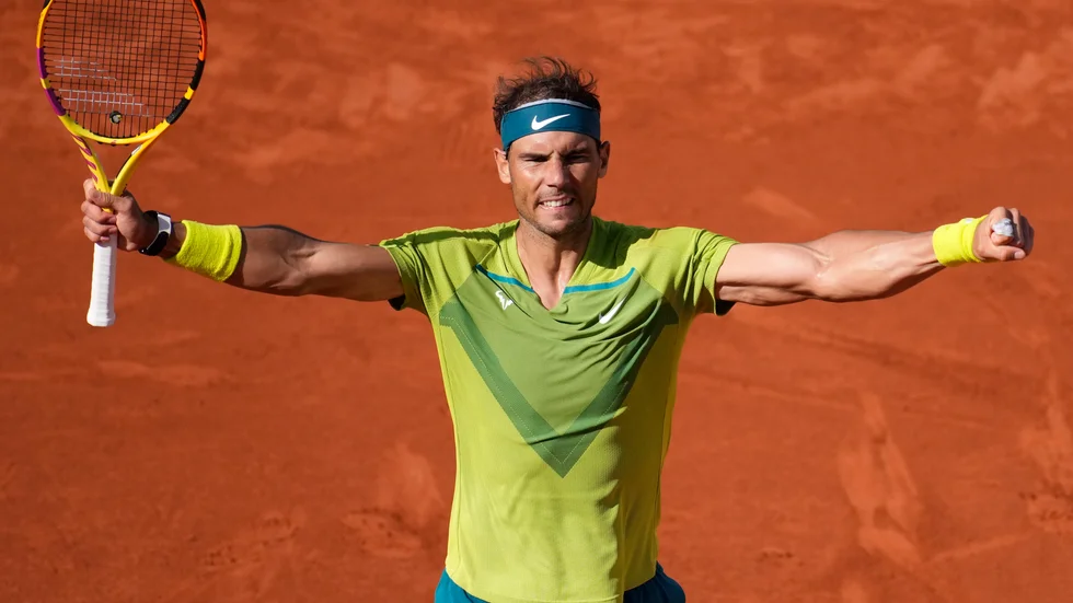 Rafael Nadal trivs bäst på gruset på Roland Garros under dagen.
