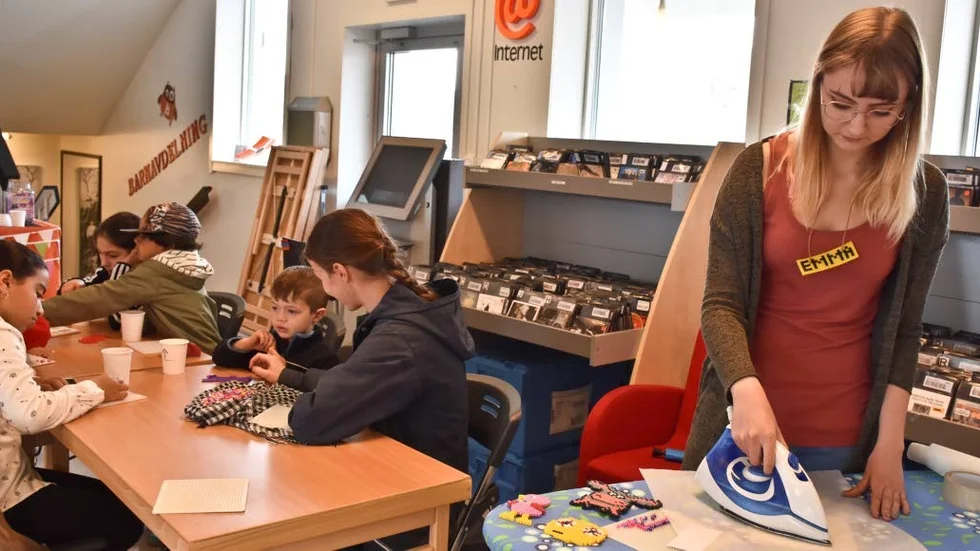 PÄRLA. Emma Dettle, sommmarjobbare på Idéstudion.