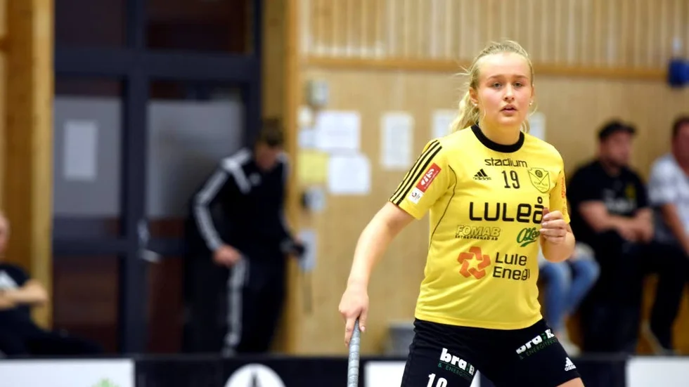 Skakade. Forwarden Emma Lindbäck och hennes Notas var nära att stjäla poäng från topplaget.