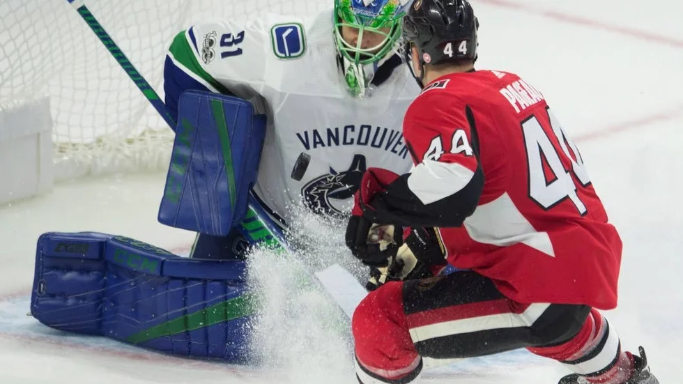 Anders Nilsson och  Jean-Gabriel Pageau.