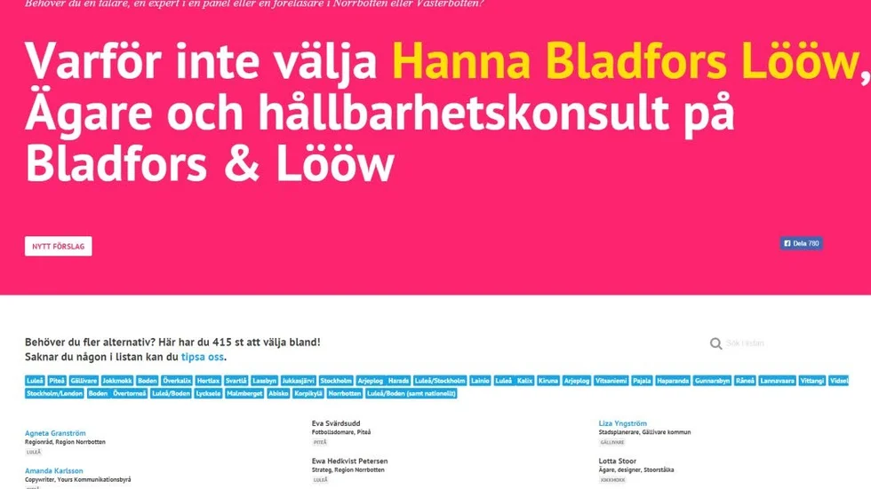 Snabba ryck. På knappt två dygn har listan växt från 150 till 450 namn.