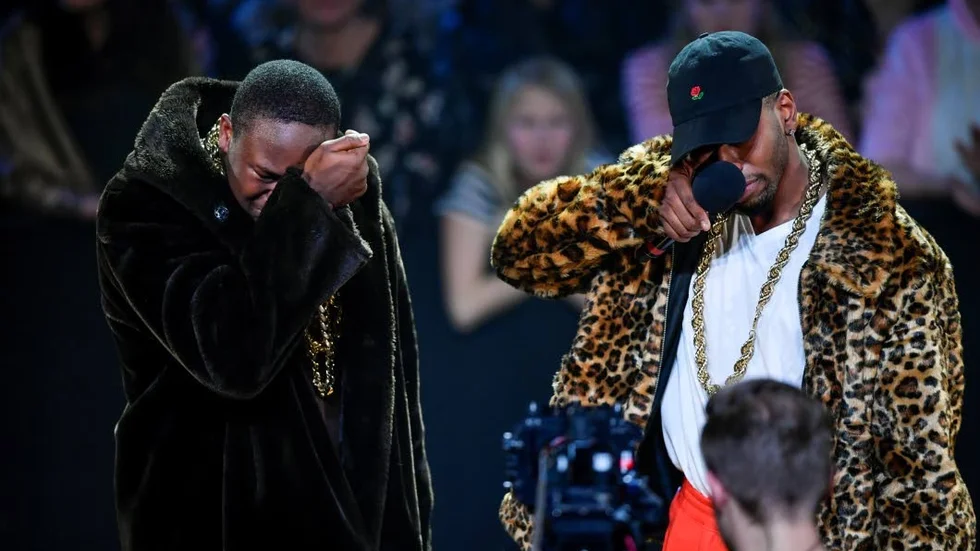 Lamix och Jireel på P3 Guld förra helgen.