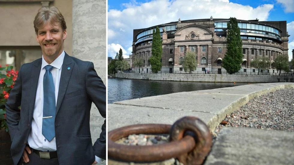 Siktar mot Stockholm. Robert Lund (SD) vill komma in i riksdagen.