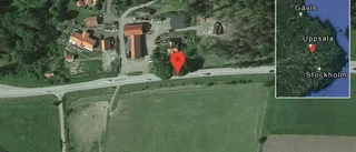 Stopp på väg 255 på grund av en singelolycka