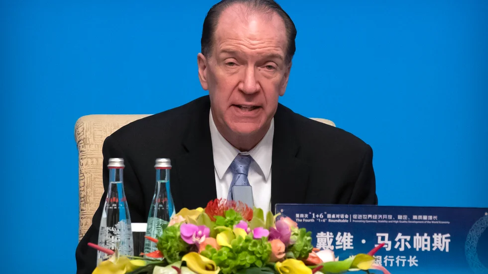 Världsbankens chef David Malpass. Arkivbild.