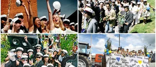 Minns du din student? Se arkivbilder från tidigare utspring i Motala och Vadstena – kanske känner du igen någon