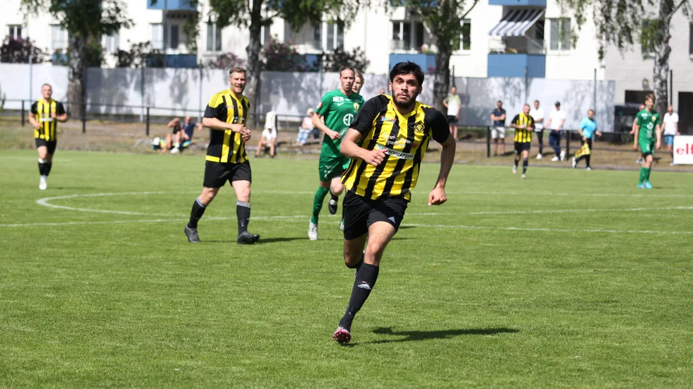 Amel Komina var tongivande för Västerviks FF förra omgången.