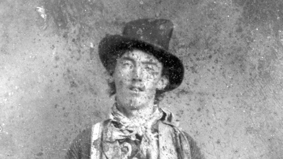 Ett odaterat foto av verklighetens Billy the Kid. Arkivbild.