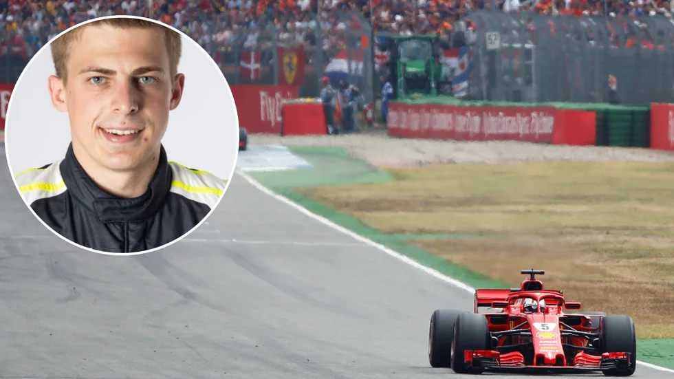Andreas Bäckman tävlar i Hockenheim.