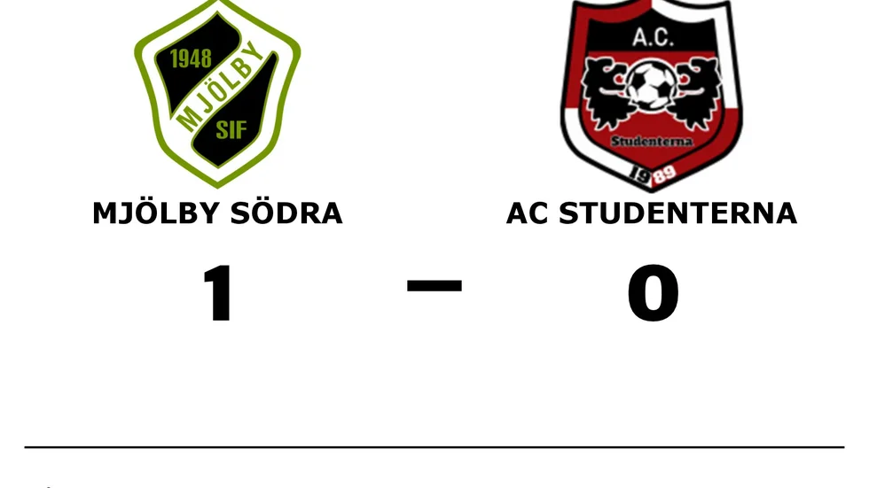 Mjölby Södra IF vann mot AC Studenterna