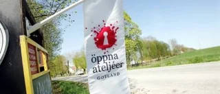 Anders i Vänge lät folk hugga i sten i ateljén