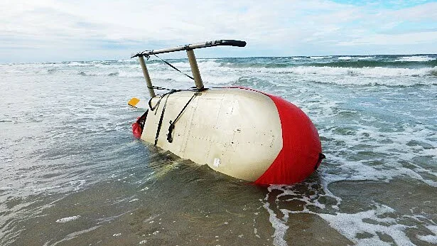 Helikoptern tappades 40 distansminuter från Gotska Sandön.