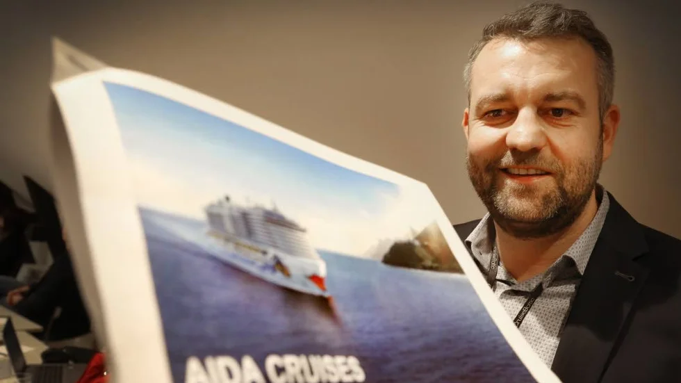 Satsar. Frank Bönsch från Aida berättade om kryssningsrederiets snabba tillväxt i Tyskland och om satsningen på Visby.