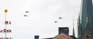 Nu avslutas storövningen – helikoptrarna återvände hem