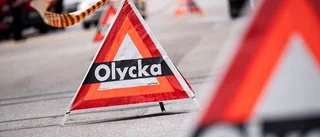 Trafikolycka: Två bilar i krock strax utanför Visby