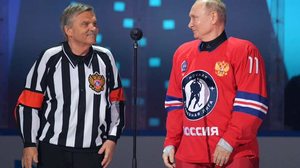 René Fasel och Vladimir Putin är nära vänner. Arkivbild.