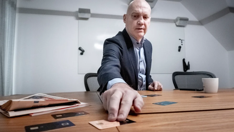 Åklagaren vill att Johan Carlström, ordförande och största ägare i Fingerprint Cards, döms till fängelse för grovt insiderbrott. Arkivbild.