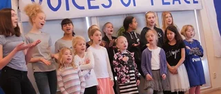 Gotländska och ryska barn sjunger tillsammans