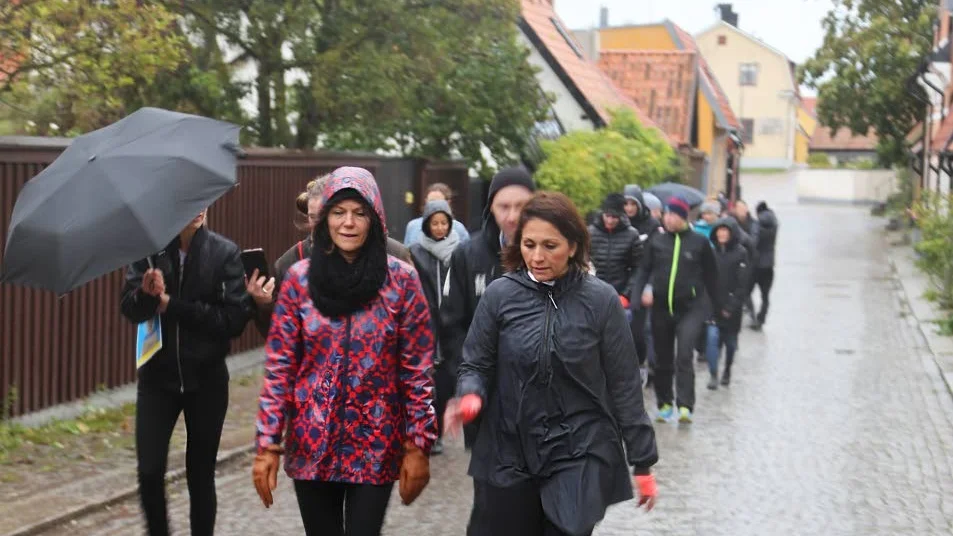 Nancy Yussef, till höger, är ordförande i Företagarna Gotland.