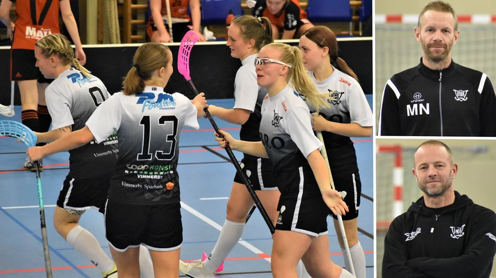 Micael Nilsson och Tony Fridh kör vidare som tränare i Vimmerbys damlag i innebandy, i minst en säsong till. 
