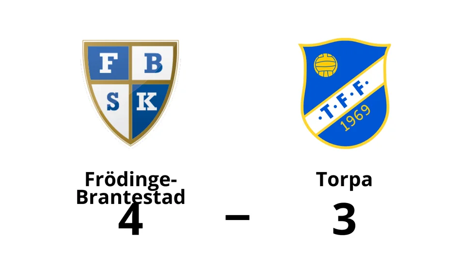 Frödinge-Brantestad vann mot Torpa FF