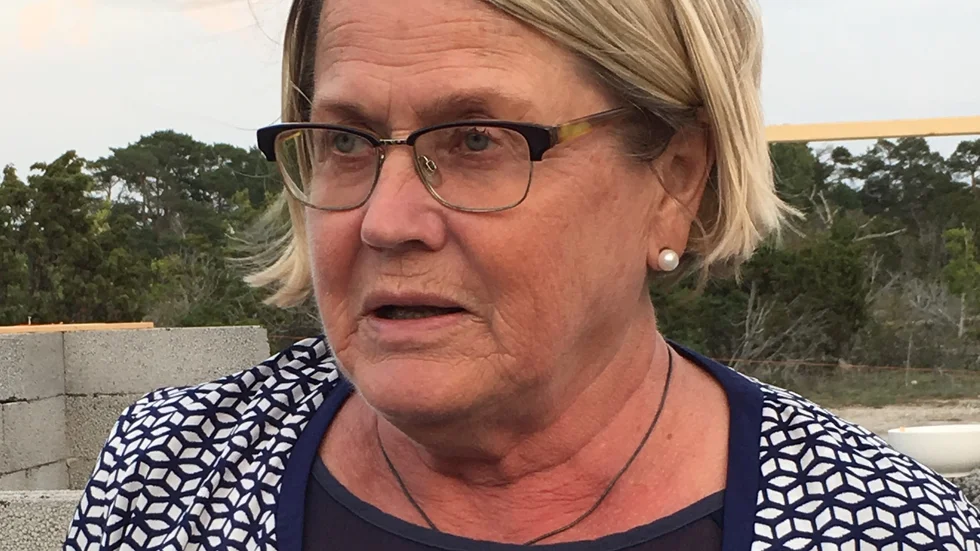 Christine Sonnhag med G8 på Gotland.