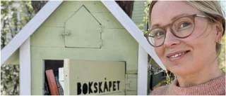 Lisas bokskåp överlevde skadegörelsen: "Blir helt rörd"